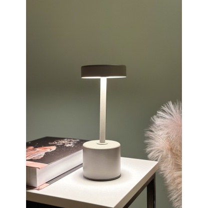 Avela Şarjlı Masa Lambası Yeşil 3 Kademe On-Off - 17102-01-16 - Gri