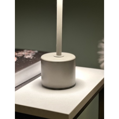 Avela Şarjlı Masa Lambası Yeşil 3 Kademe On-Off - 17102-01-16 - Gri