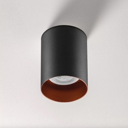 Sıva Üstü Sabit Spot - 13249-00-43 - Siyah - Oranj