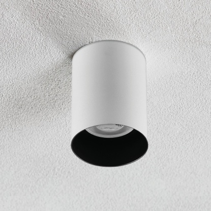 Sıva Üstü Sabit Spot - 13249-00-40 - Beyaz - Siyah