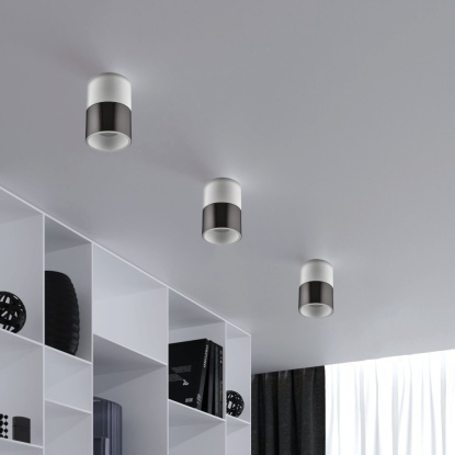 Sıva Üstü Sabit Spot - 13259-01-55 - Beyaz - İnox