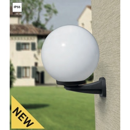 Fumagalli Nardo G300 Opal Bahçe Duvar Aplik E27 - G31.240.000.Aye27 - Siyah