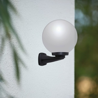 Fumagalli Nardo G300 Opal Bahçe Duvar Aplik E27 - G31.240.000.Aye27 - Siyah