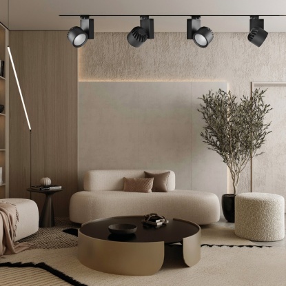 Monofaze Soketli Ray Spot - 14225-30-19 - Siyah