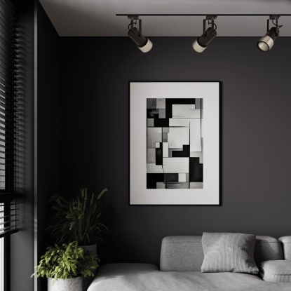 Monofaze Soketli Ray Spot - 14112-12-53 - Siyah - Krom