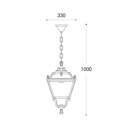 Fumagalli 30W Sichem - Tobia Beyaz Led Sarkıt 3 Renk - Q33.121.000.Axq1R - Siyah