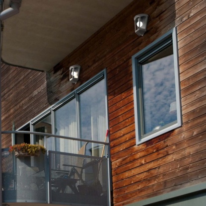 Fabio Siyah Şeffaf Duvar Aplik E27